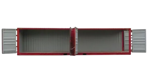 40ft High Cube Open Side w/ Post Shipping Container - Image 3