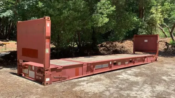 40ft Flat Rack Shipping Container - Image 4
