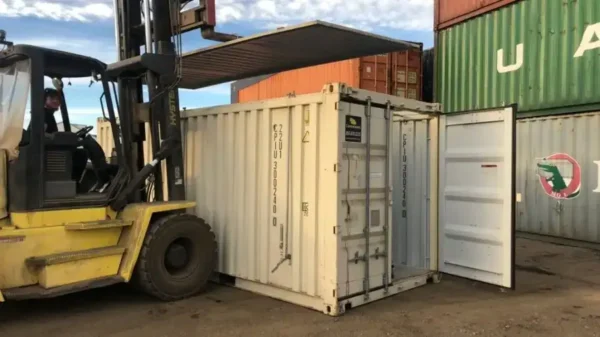 20ft Used Cargo Worthy Standard Open Hard Top Certified ISO Shipping Container - Image 2
