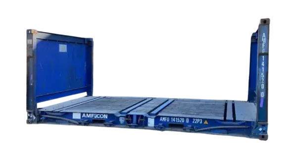 20ft Flat Rack Shipping Container