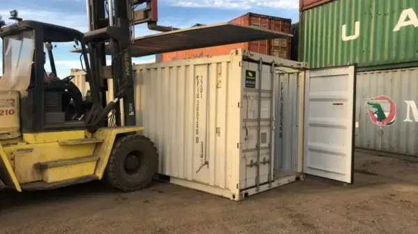 20ft Used Cargo Worthy Standard Open Hard Top Certified ISO Shipping Container - Image 4
