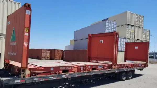 20ft Flat Rack Shipping Container - Image 5